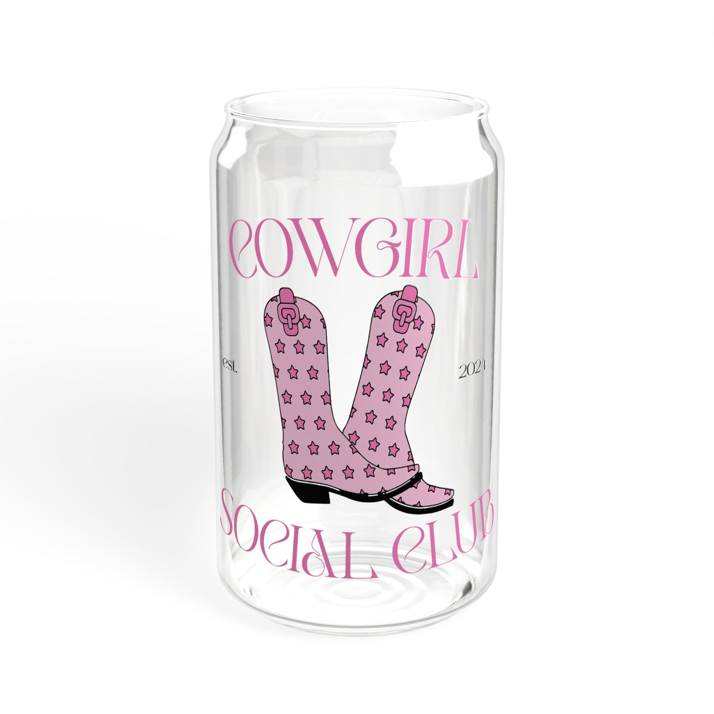 Cowgirl Social Club - Sipper Glass, 16oz