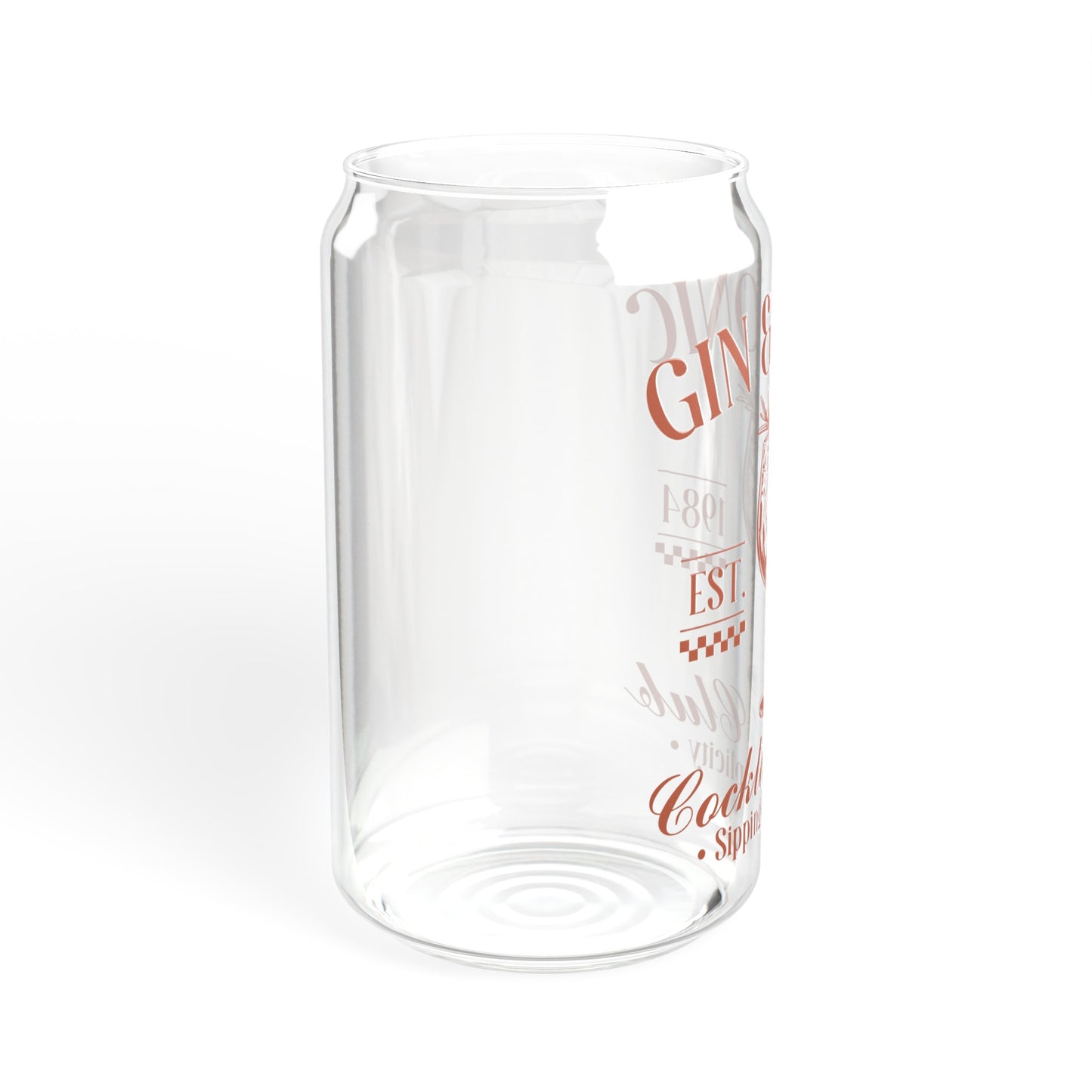 Gin And Tonic Club - Sipper Glass, 16oz