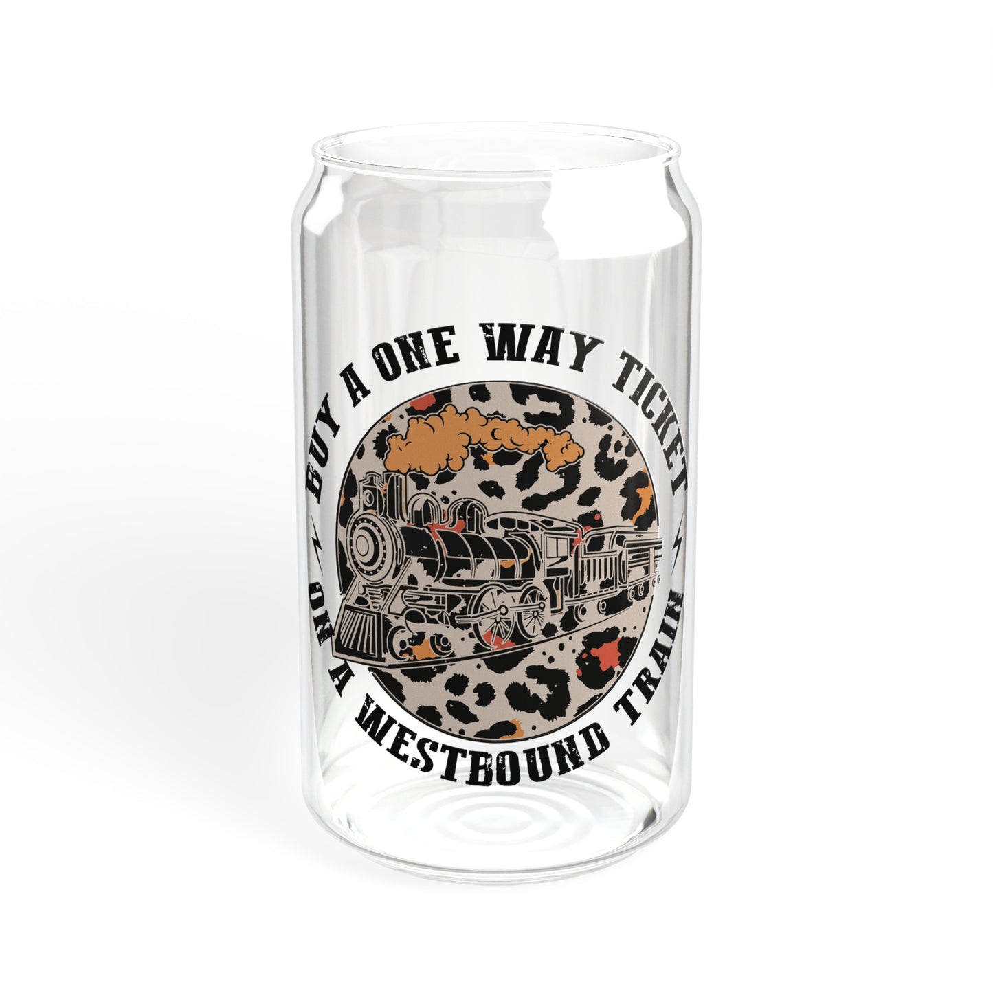 One Way Ticket - Sipper Glass, 16oz