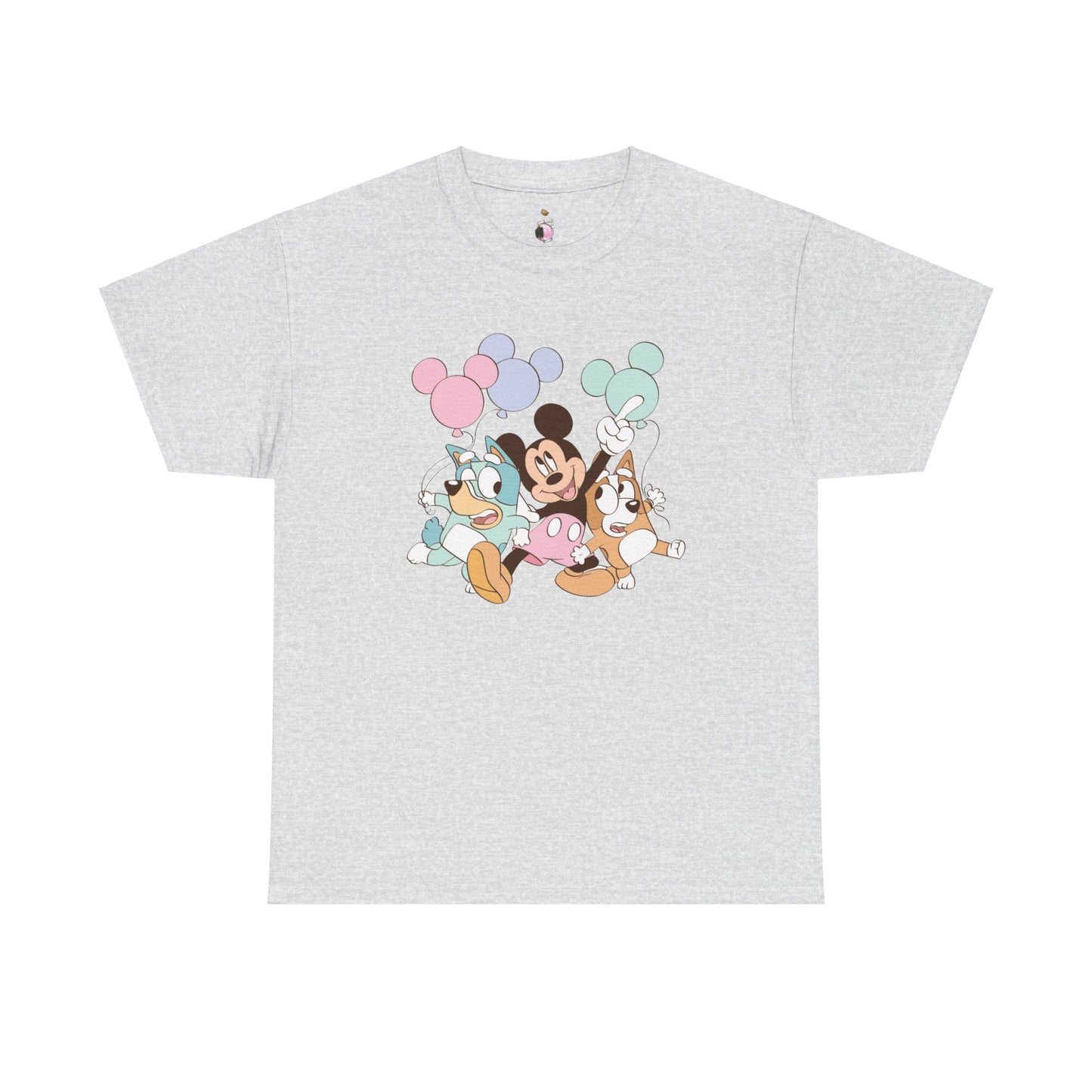 A Mouse with two Pups - Unisex Heavy Cotton Tee