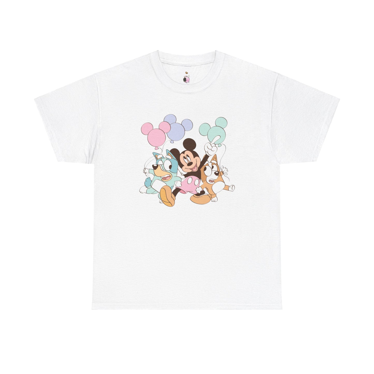 A Mouse with two Pups - Unisex Heavy Cotton Tee