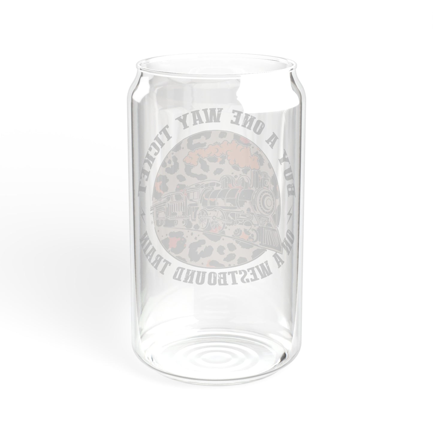 One Way Ticket - Sipper Glass, 16oz