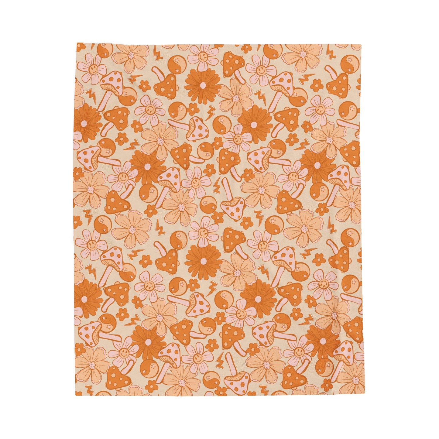 Groovy Retro - Plush Blanket