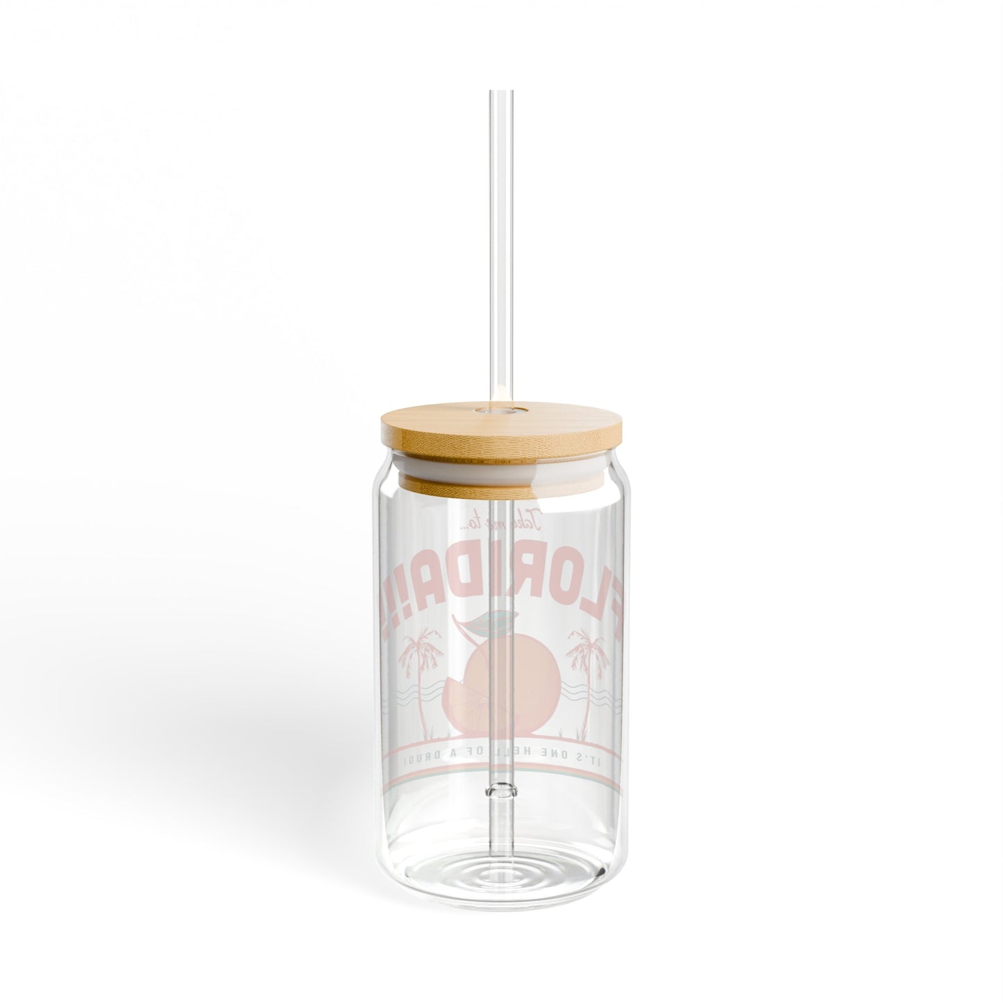 Take Me To Florida - Sipper Glass, 16oz