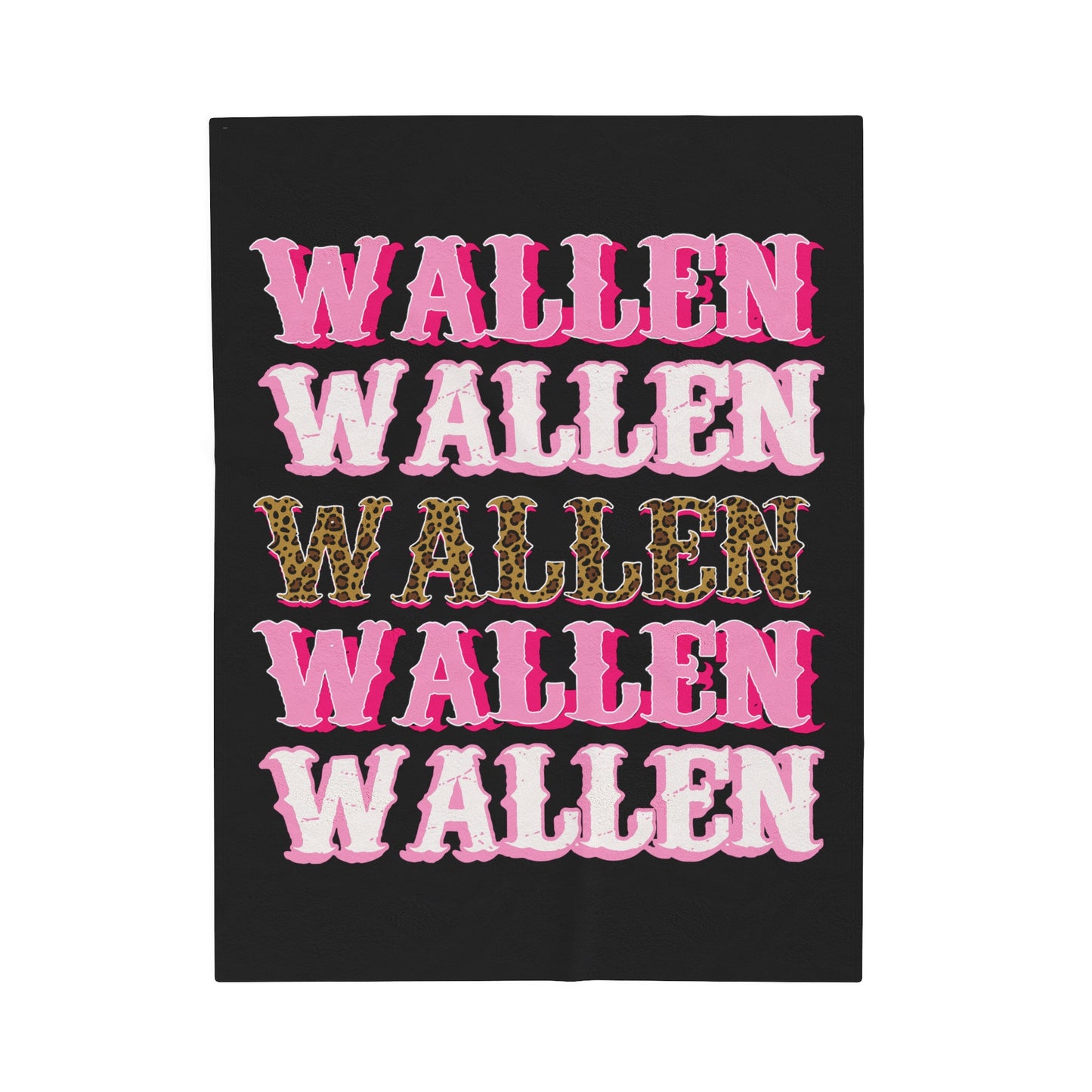 Pink Wallen - Plush Blanket