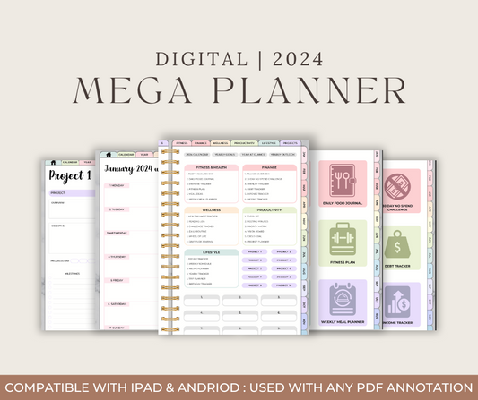 2024 Mega - Digital Planner