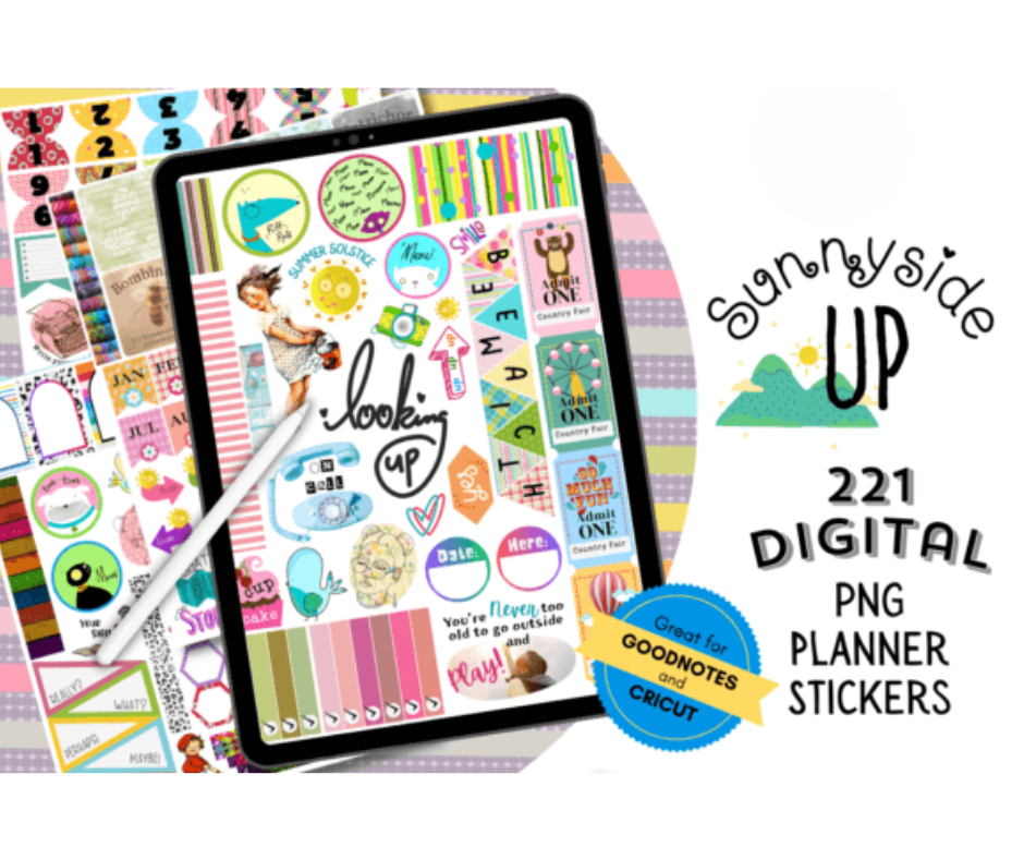 Sunnyside Up - Digital Stickers