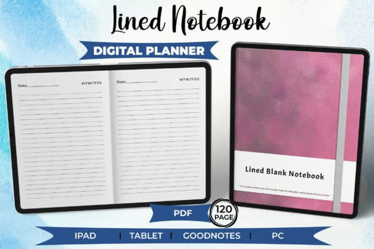 Lined Notebook - Digital