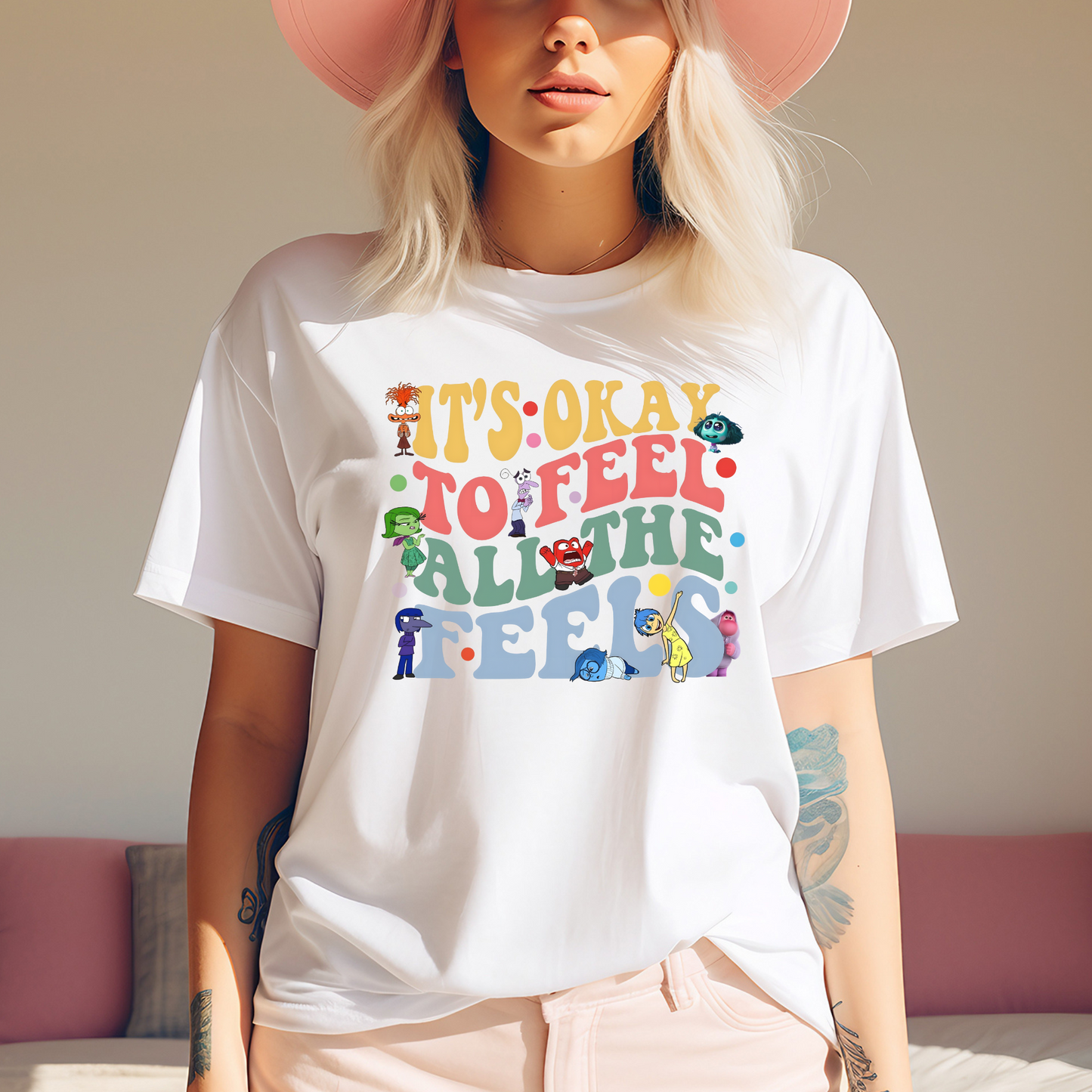 It's Okay To Feel - Unisex Heavy Cotton Tee