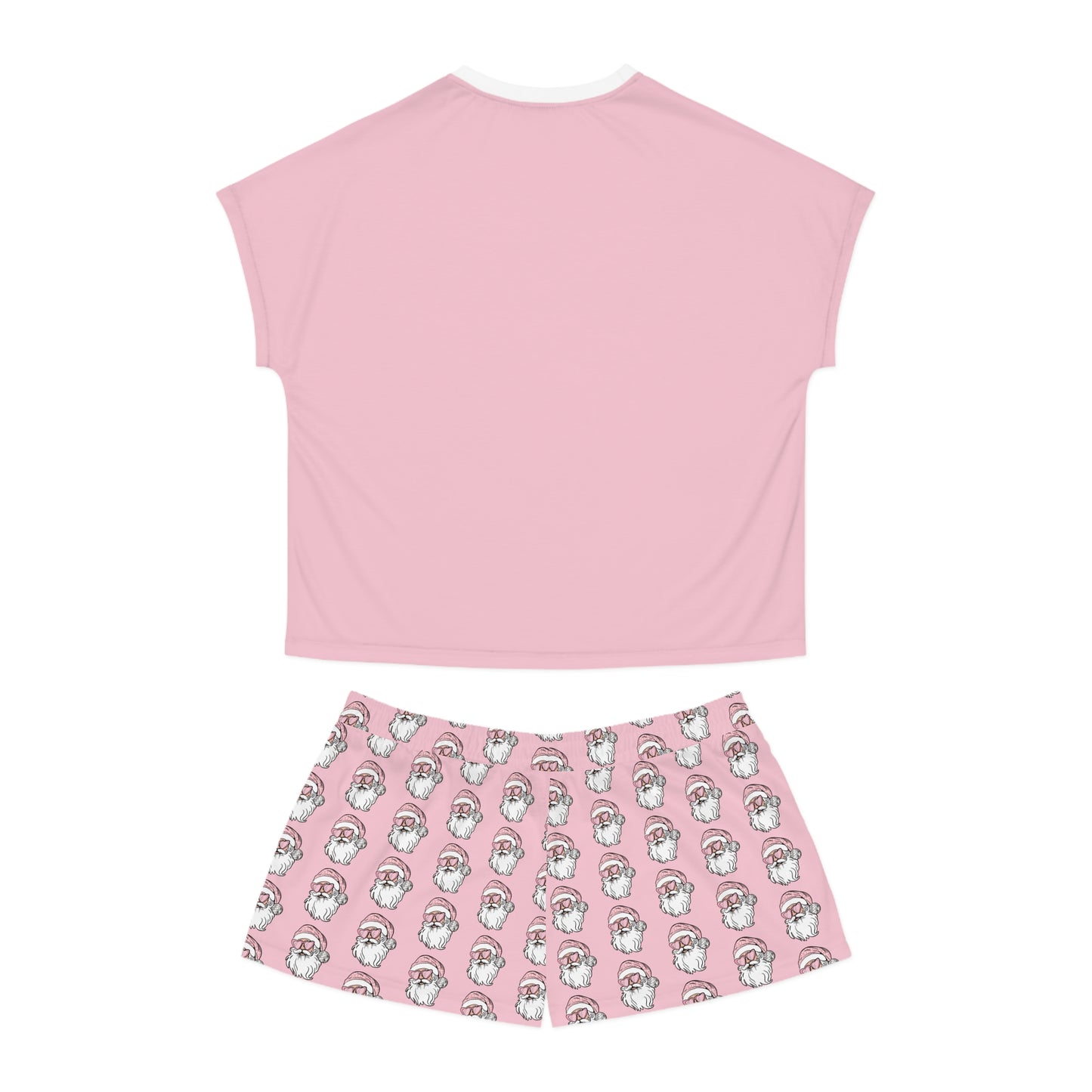 Pink Disco Santa - Women's Short Pajama Set