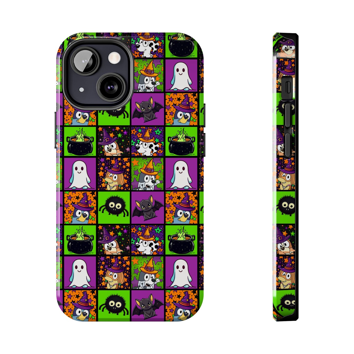 Blue Pup Halloween -  Tough Phone Cases