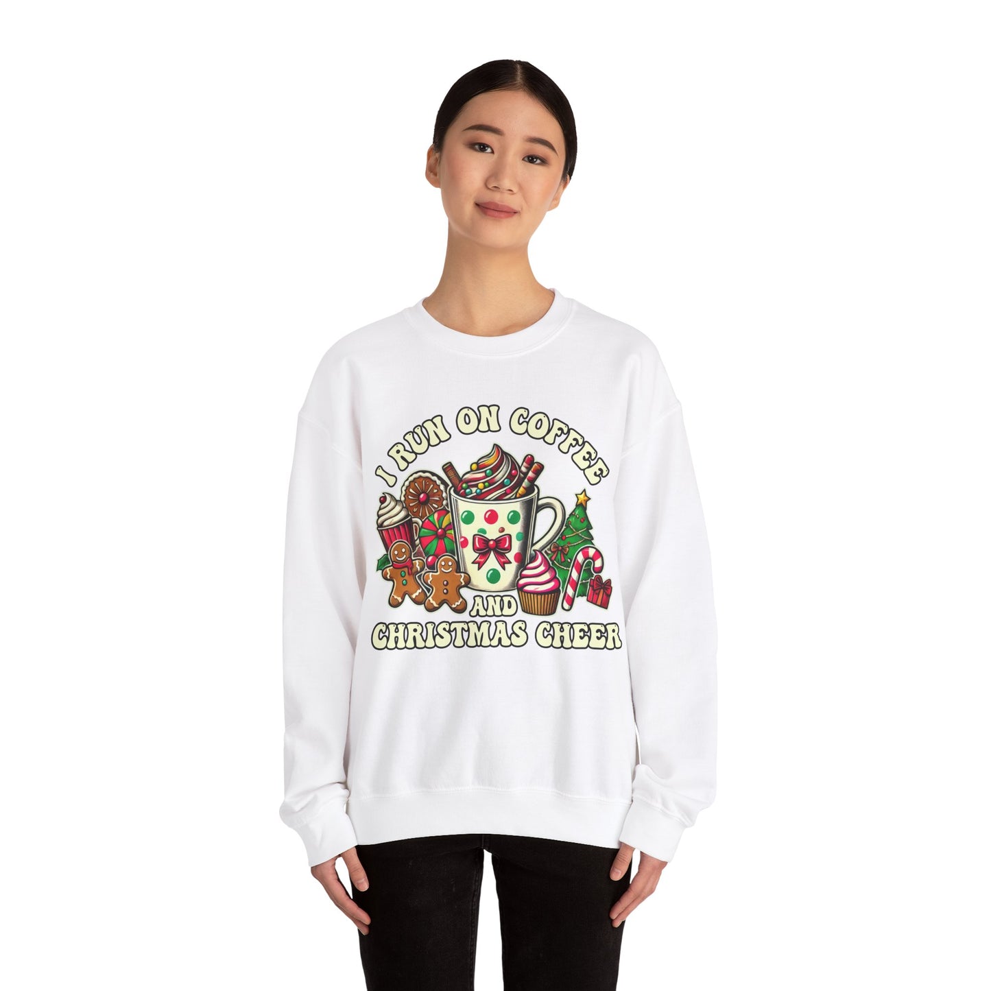 Coffee And Christmas Cheer Christmas Sweatshirt