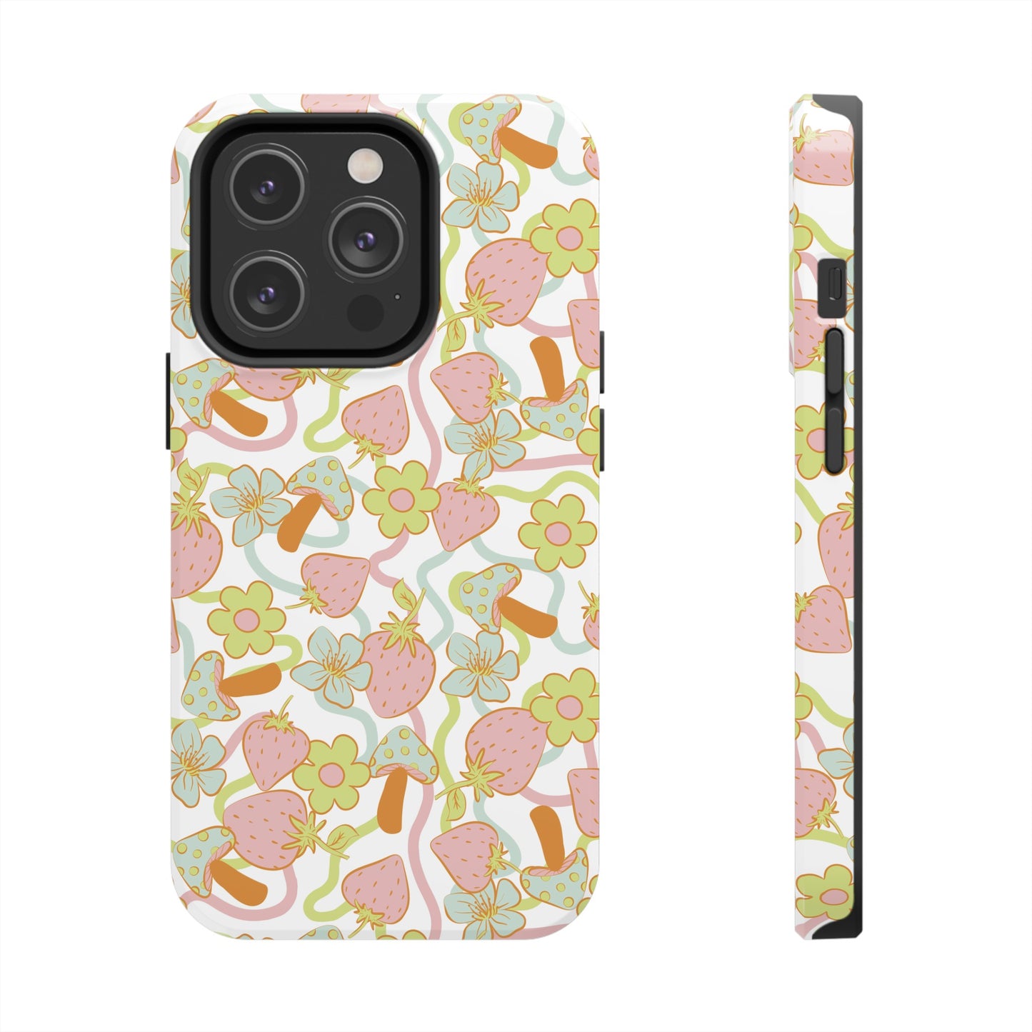 Strawberry Shrooms - Tough Phone Cases