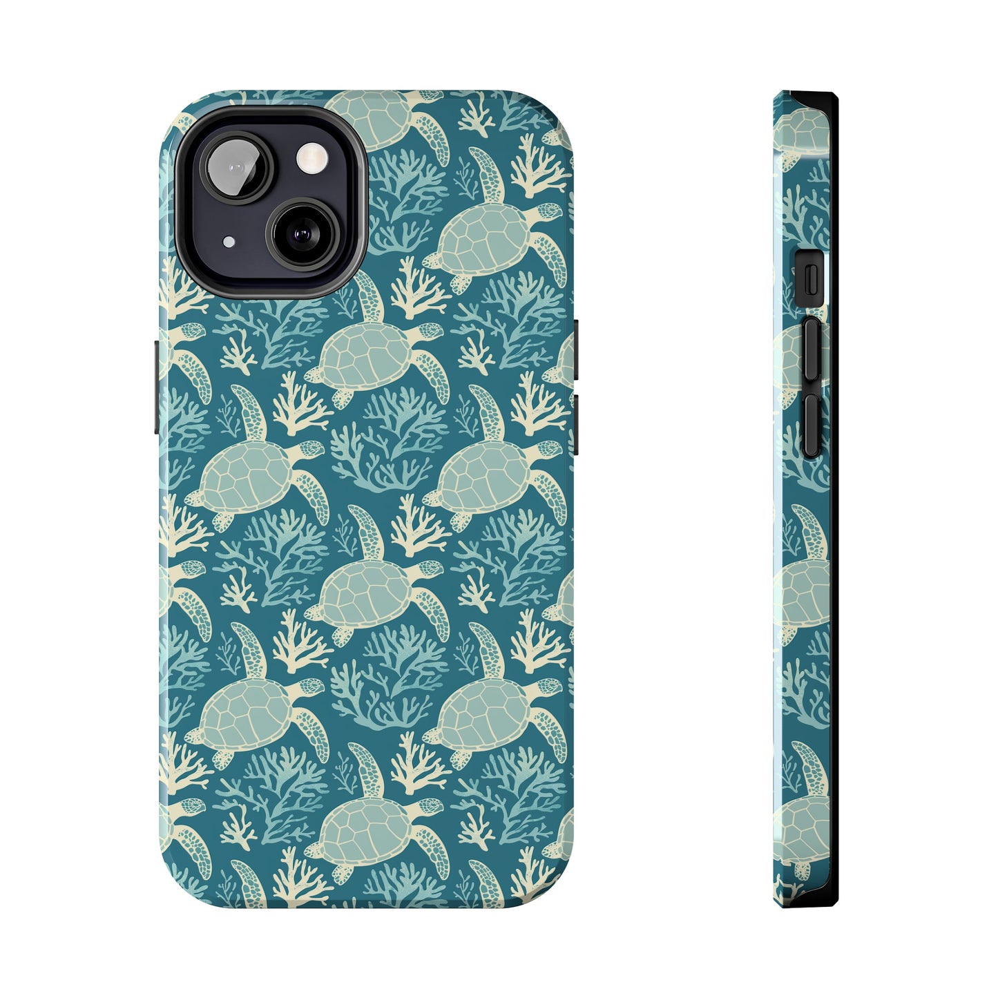 Blue Sea Turtle  - Tough Phone Cases