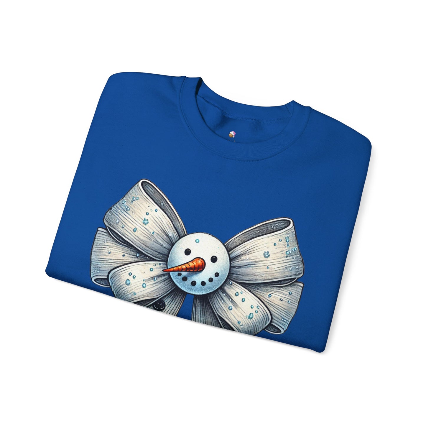 Frosty The Bowman Coquette Crewneck Christmas Sweatshirt