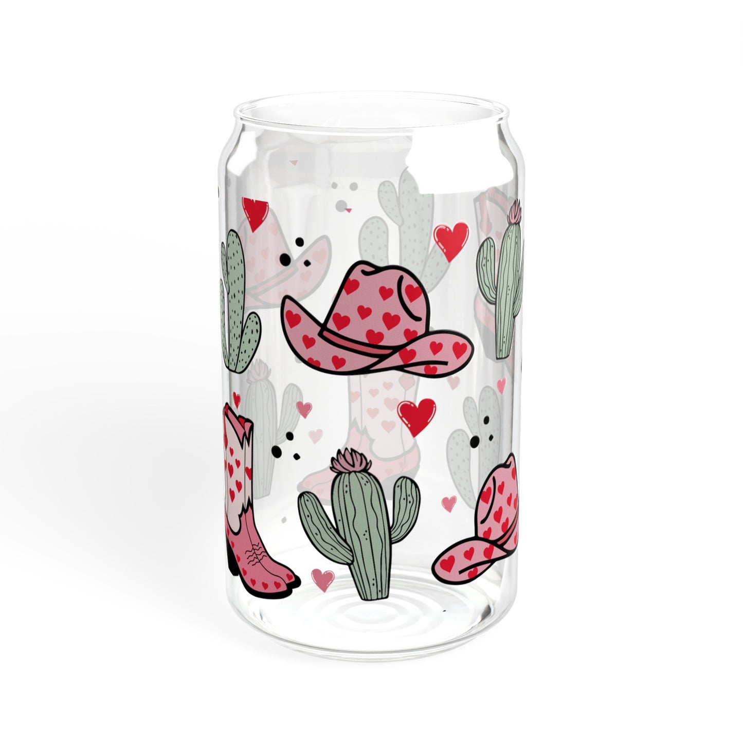 Cactus Cowgirl - Sipper Glass, 16oz