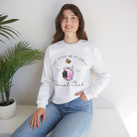 The Pixie Dust Press Social Club  -  Unisex Heavy Blend™ Crewneck Sweatshirt