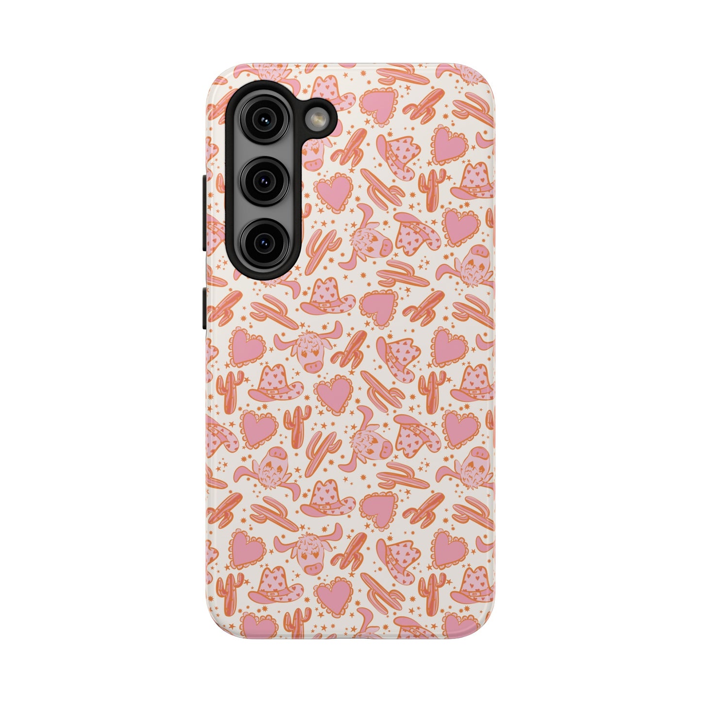 Pink Western Cowgirl  - Tough Phone Cases