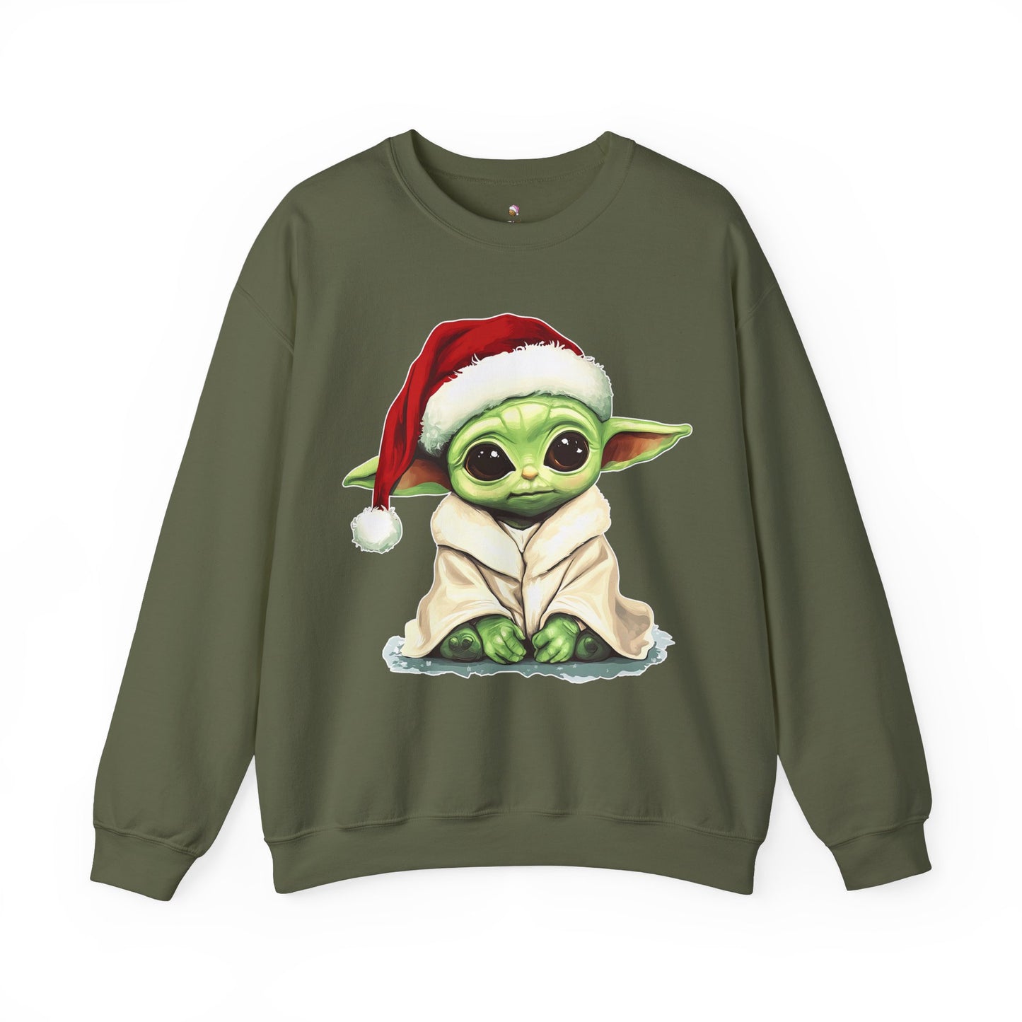 Baby Green Alien Christmas Sweatshirt