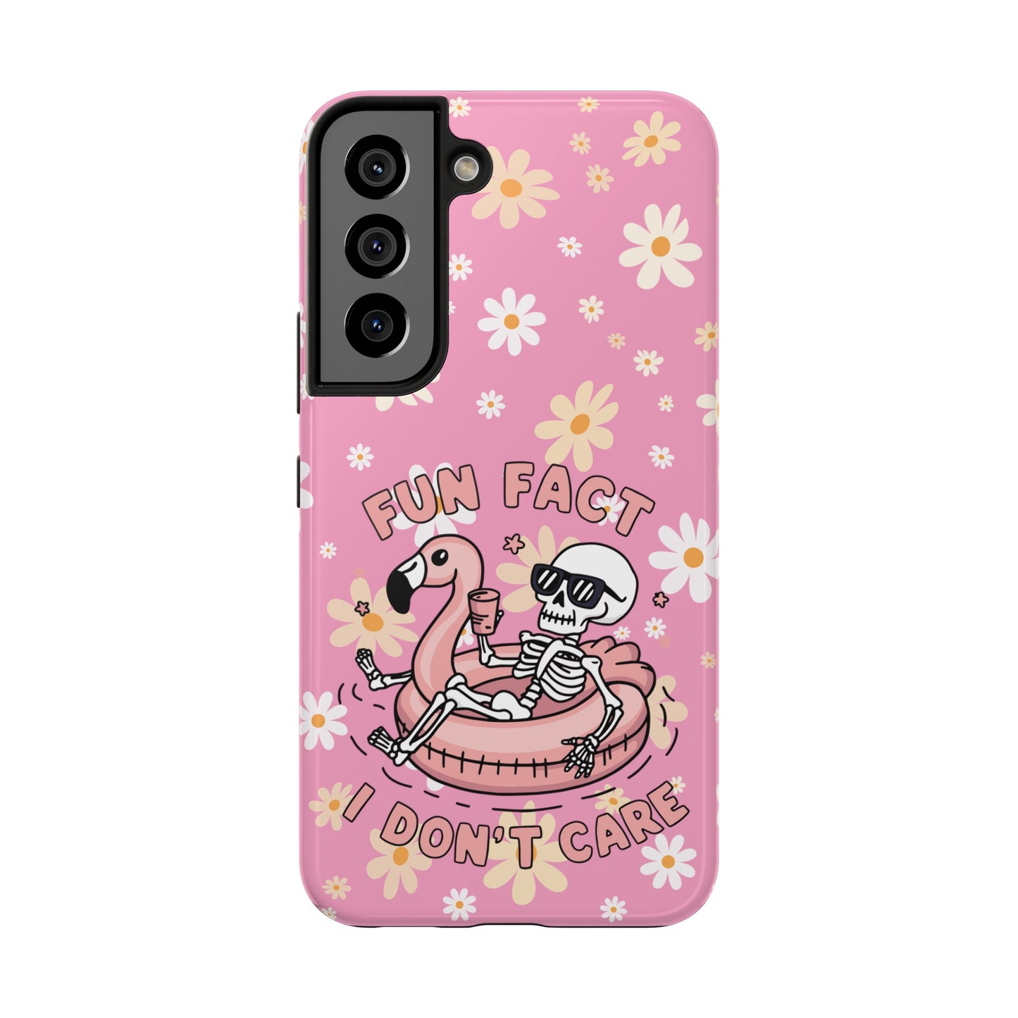 Fun Face I Dont Care  - Tough Phone Cases