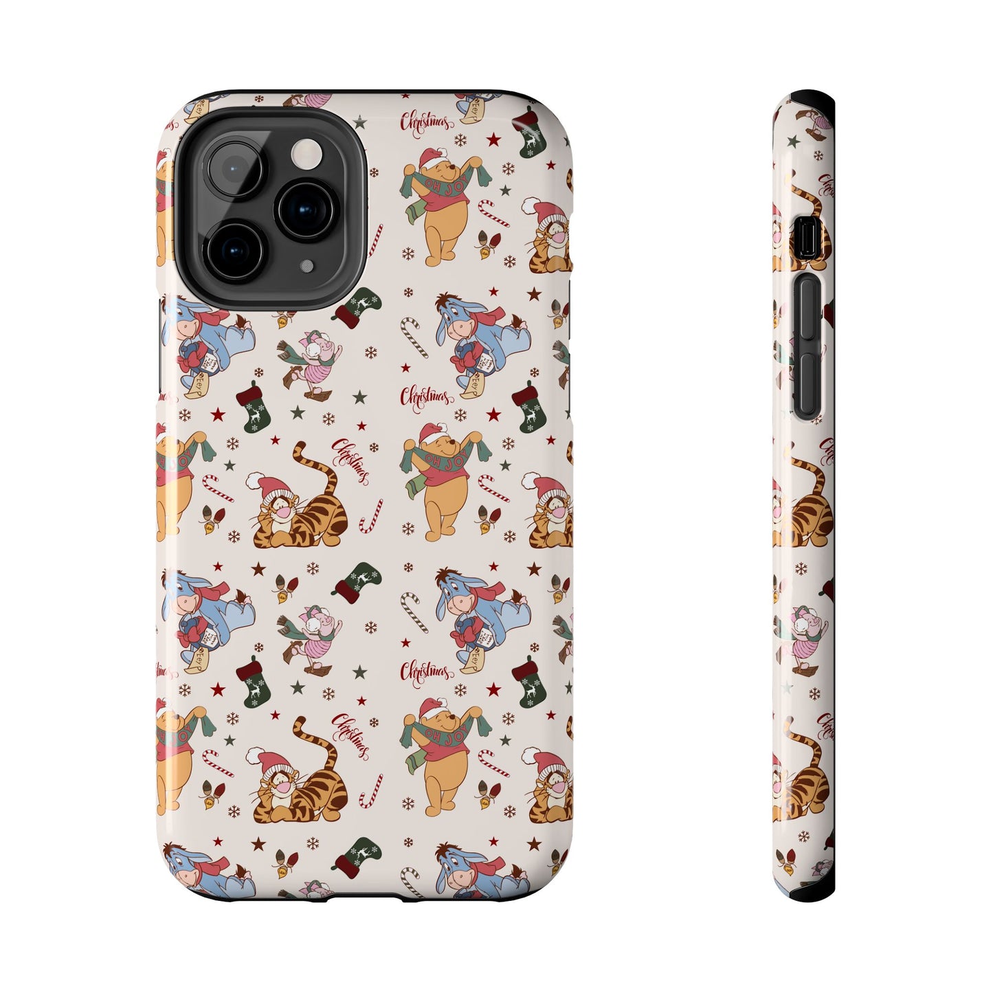 100 Acre Woods Christmas  -  Tough Phone Cases