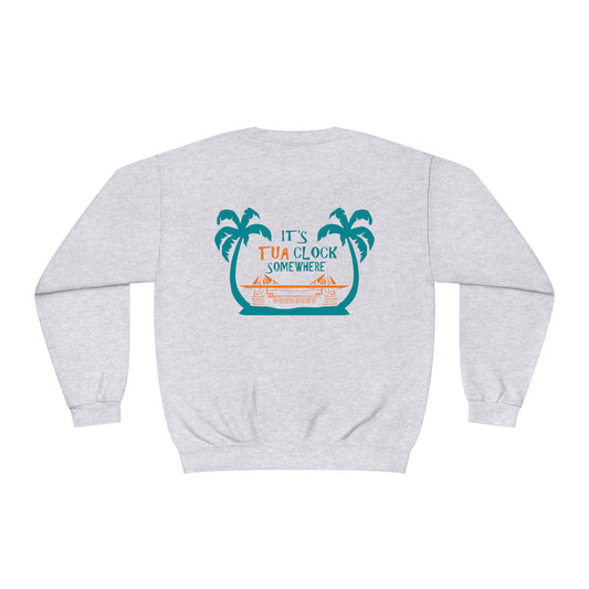 Tua Front & Back - Unisex NuBlend® Crewneck Sweatshirt