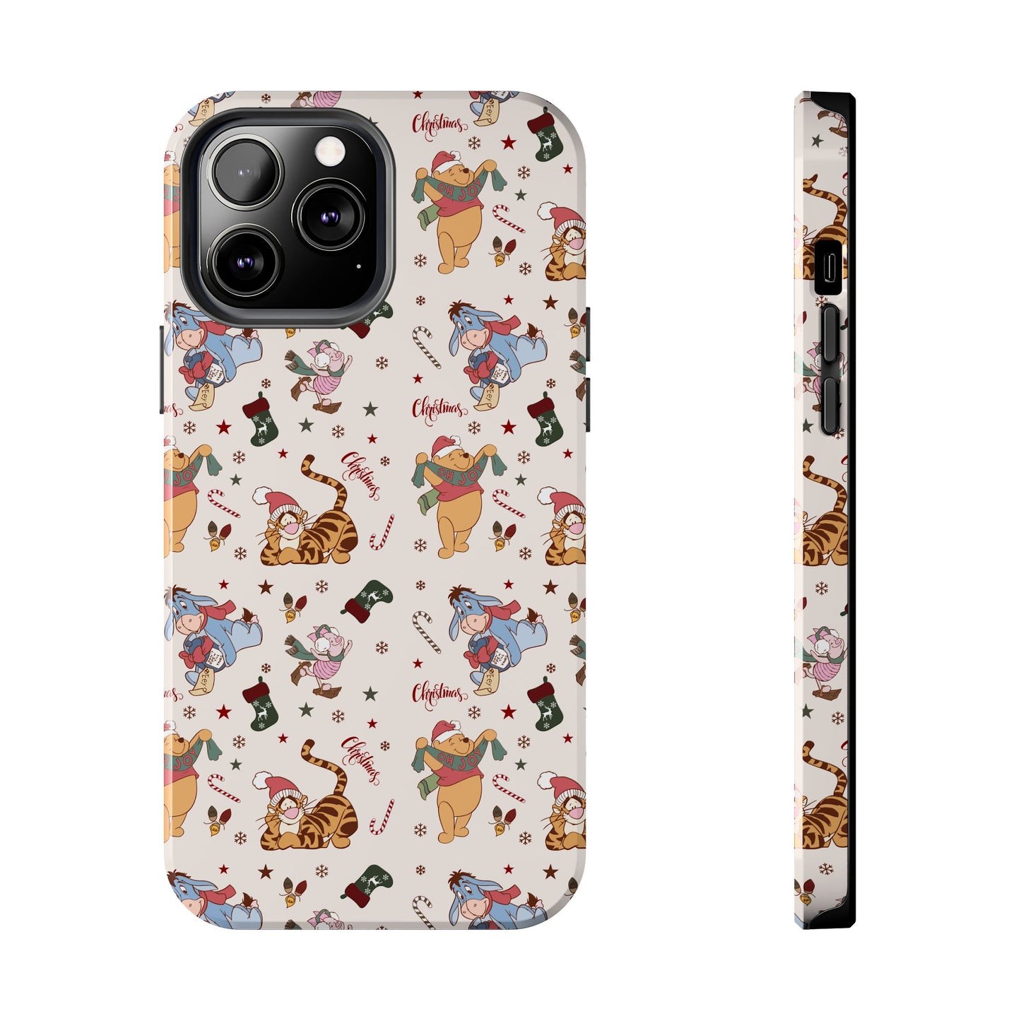 100 Acre Woods Christmas  -  Tough Phone Cases