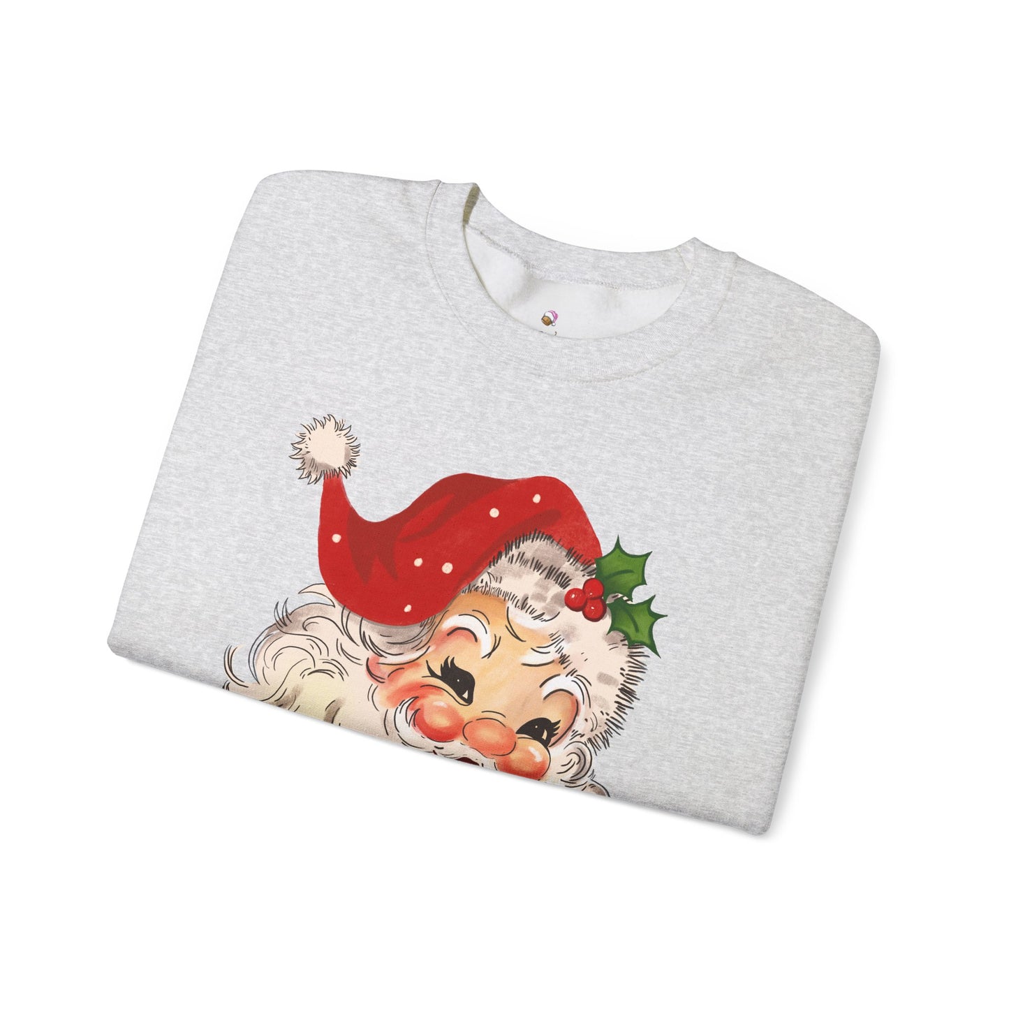 Blushing Santa Christmas Sweatshirt