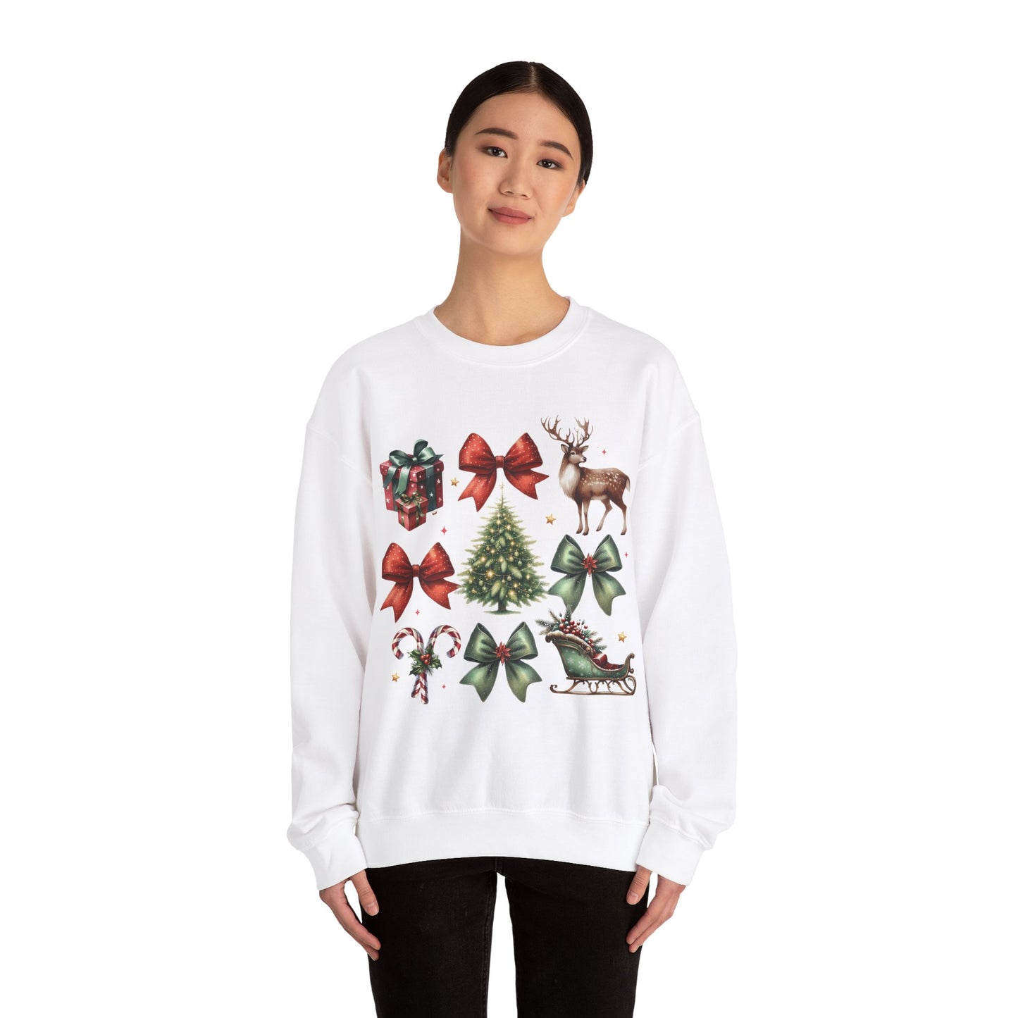 Classic Christmas Coquette - Christmas Sweatshirt