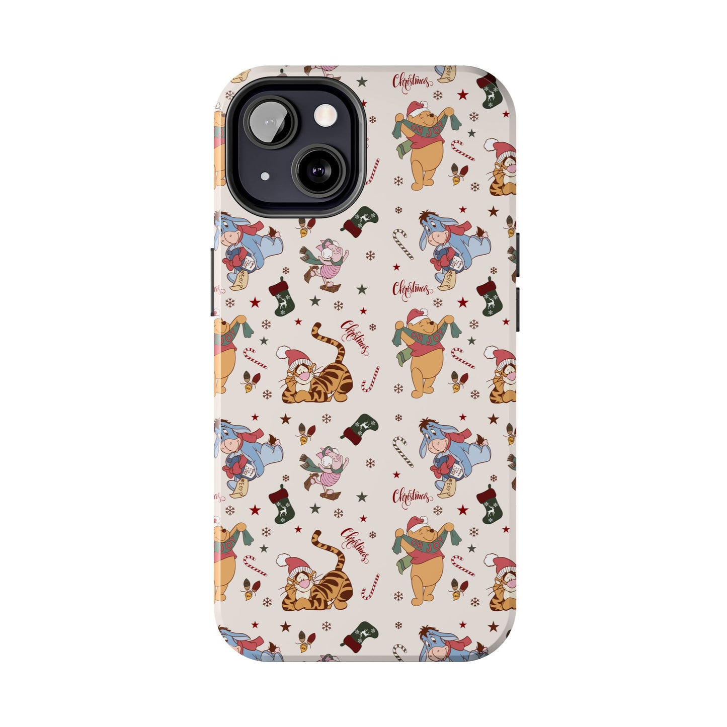 100 Acre Woods Christmas  -  Tough Phone Cases