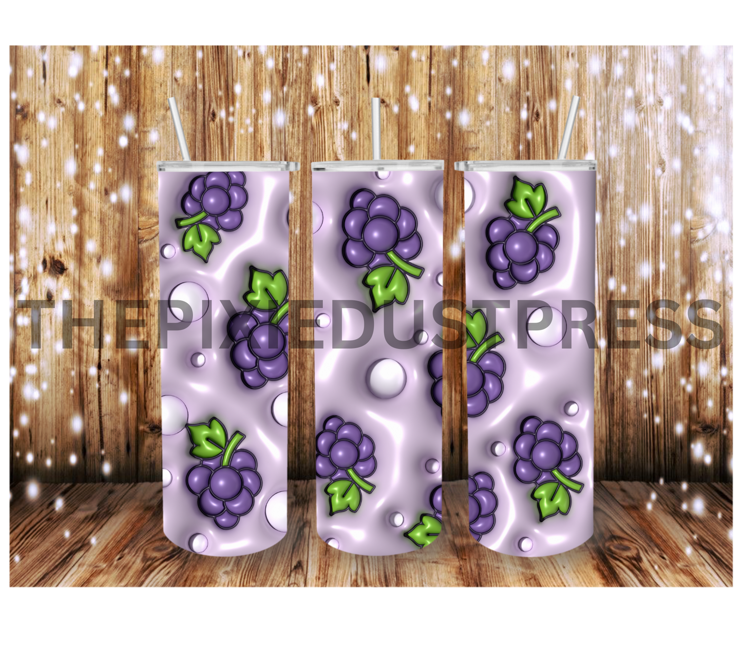 Puffy Grapes -  20 oz Tumbler