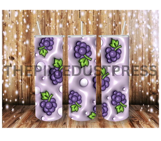 Puffy Grapes -  20 oz Tumbler