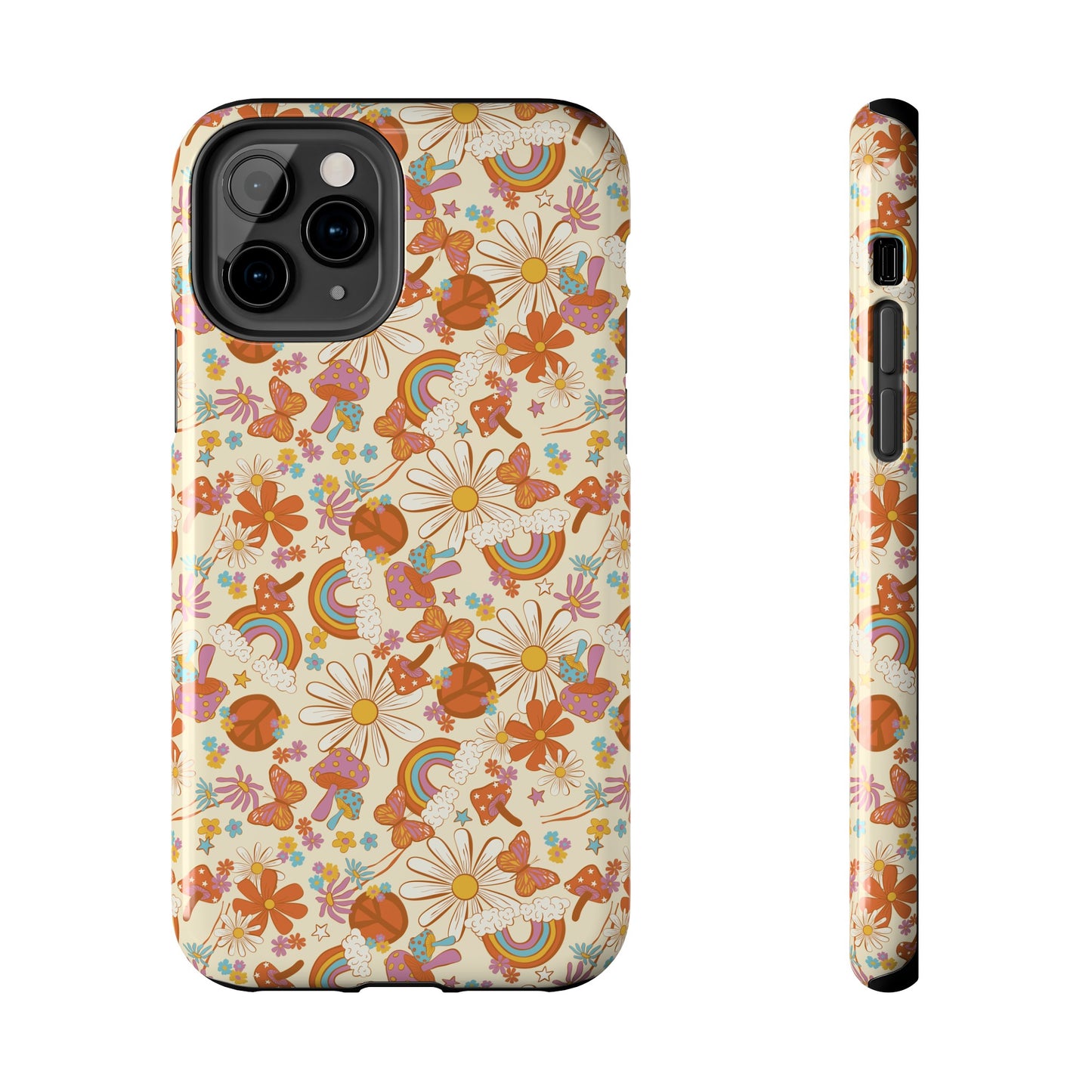 Hippie Floral - Tough Phone Cases