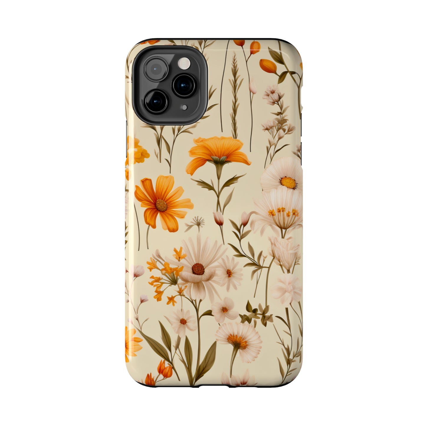 Yellow Floral - Tough Phone Cases