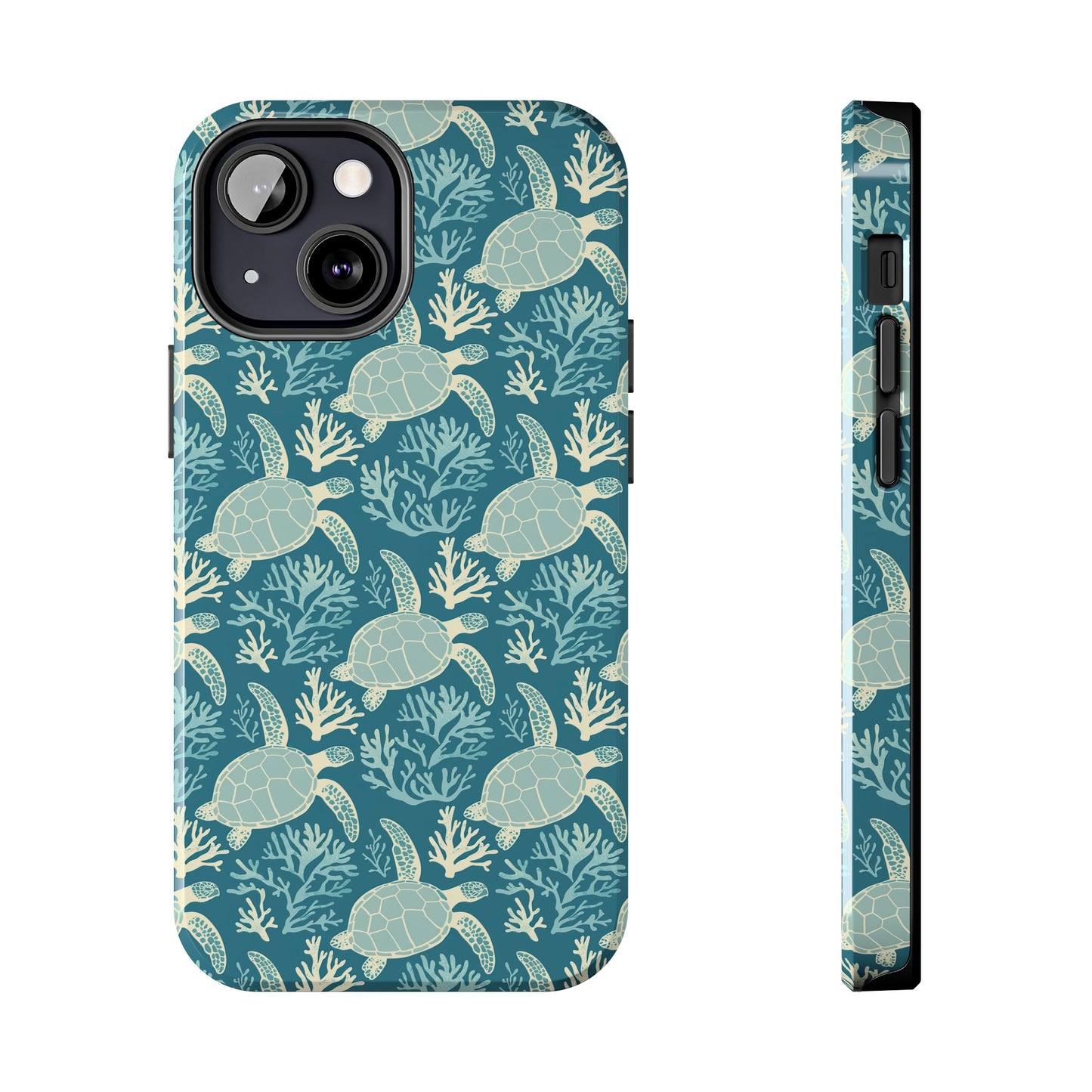 Blue Sea Turtle  - Tough Phone Cases