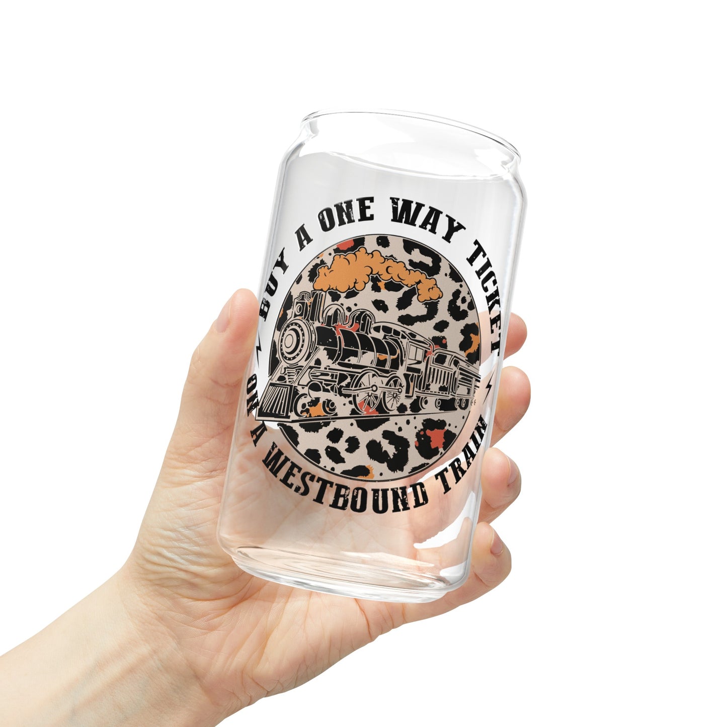 One Way Ticket - Sipper Glass, 16oz