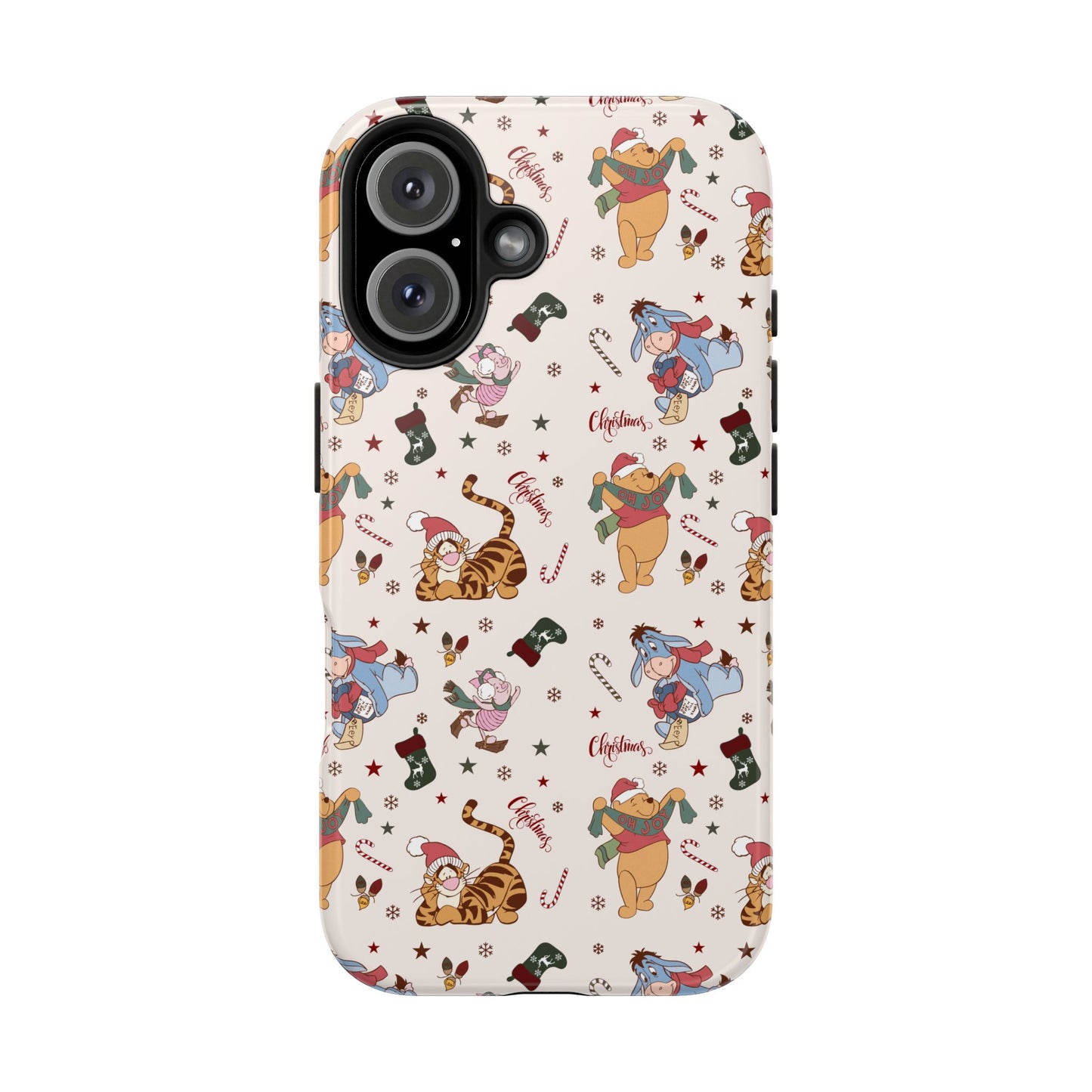 100 Acre Woods Christmas  -  Tough Phone Cases