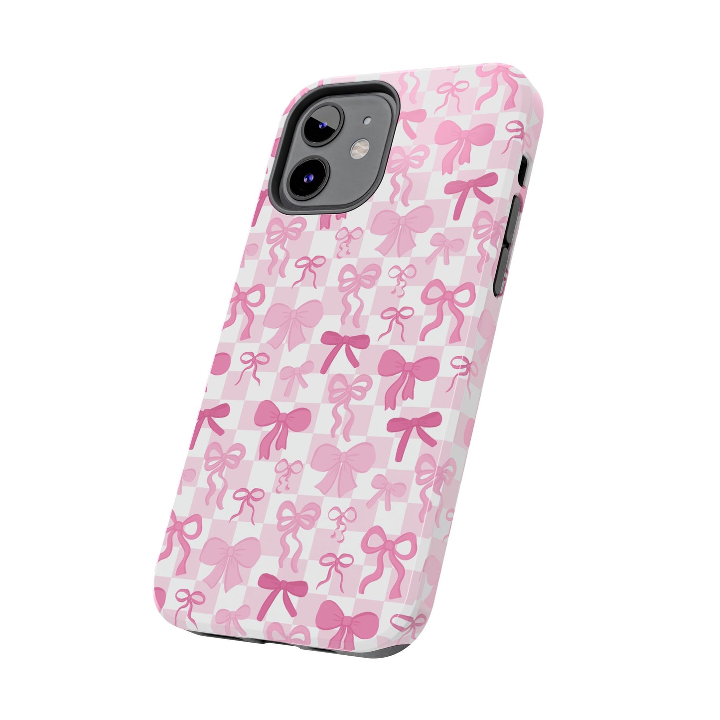 Coquette Pink Bow Girly - Tough Phone Cases