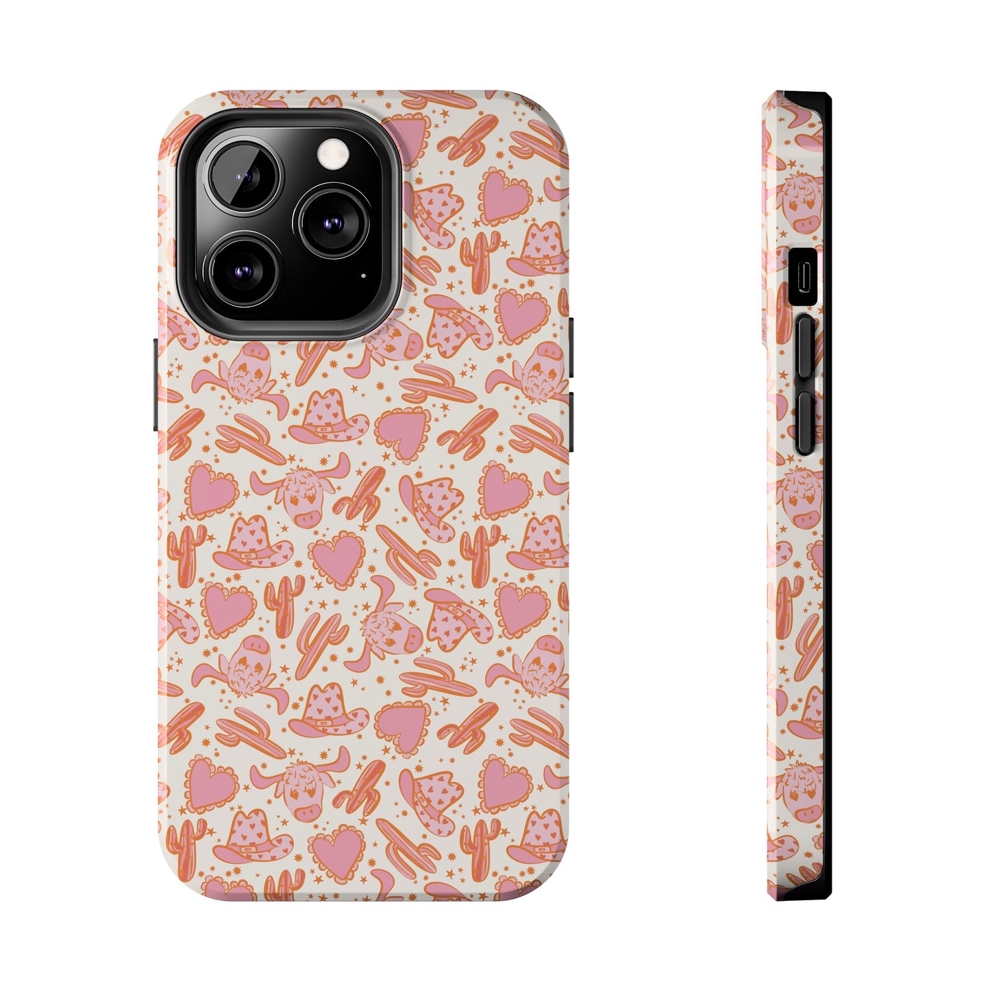 Pink Western Cowgirl  - Tough Phone Cases