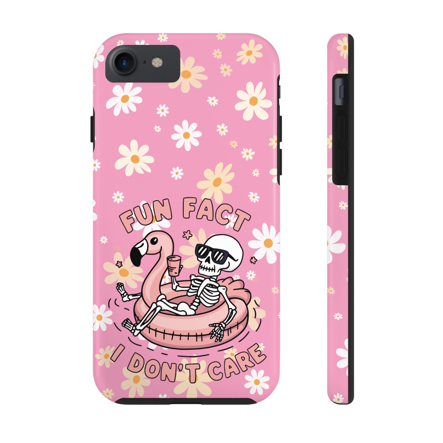 Fun Face I Dont Care  - Tough Phone Cases