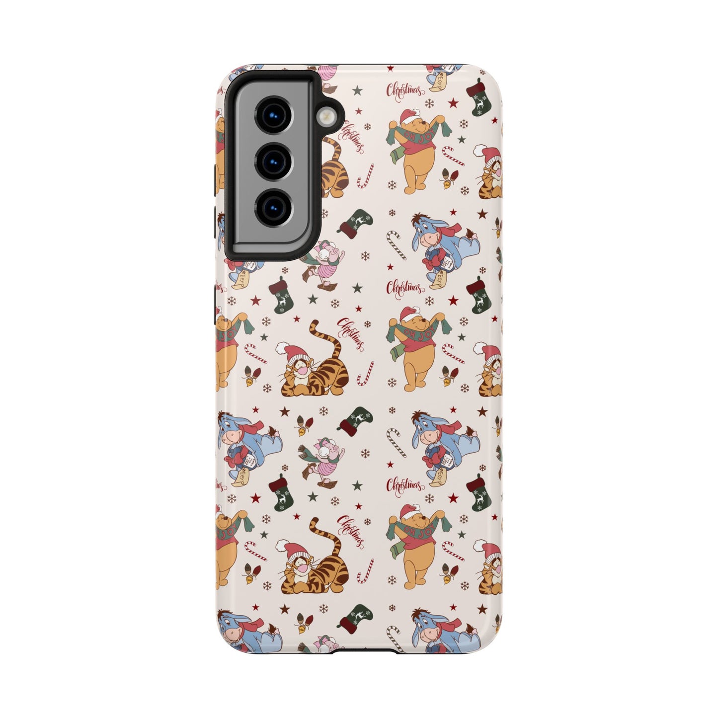 100 Acre Woods Christmas  -  Tough Phone Cases