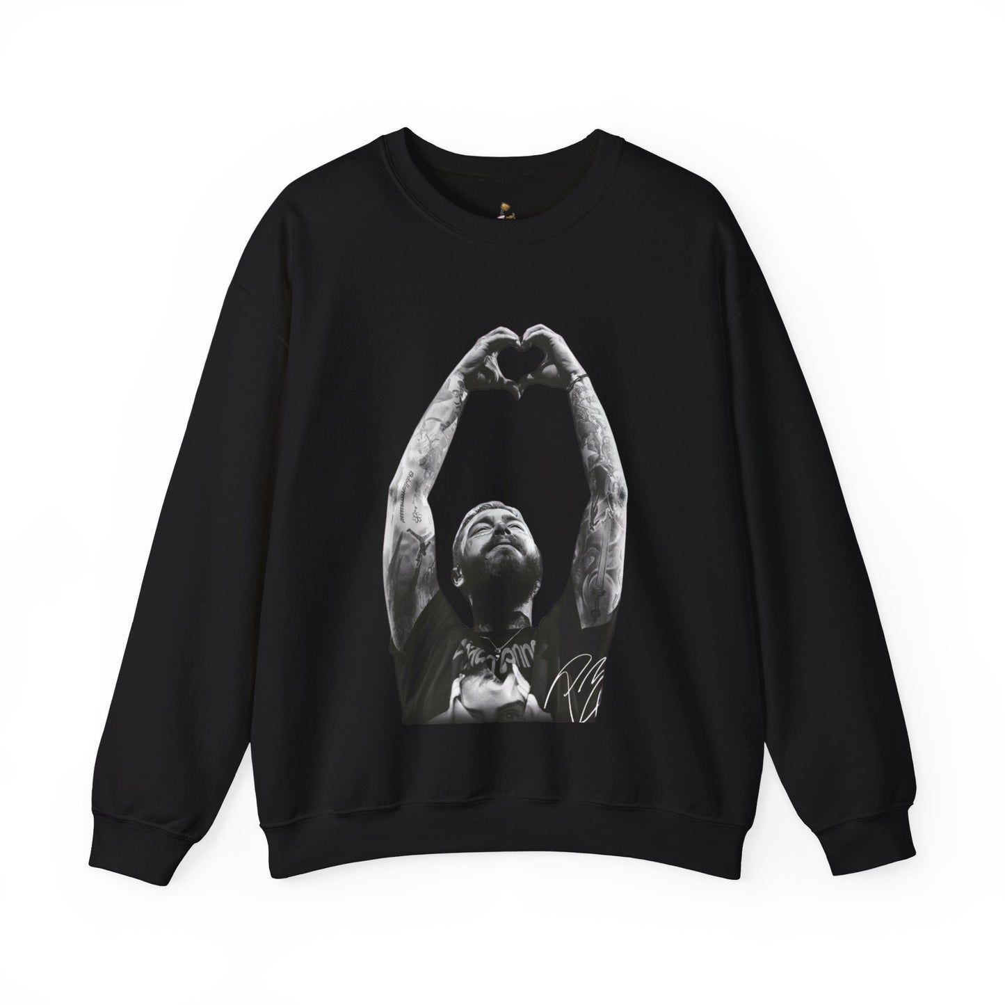 Posty Hand Heart - Unisex Heavy Blend™ Crewneck Sweatshirt