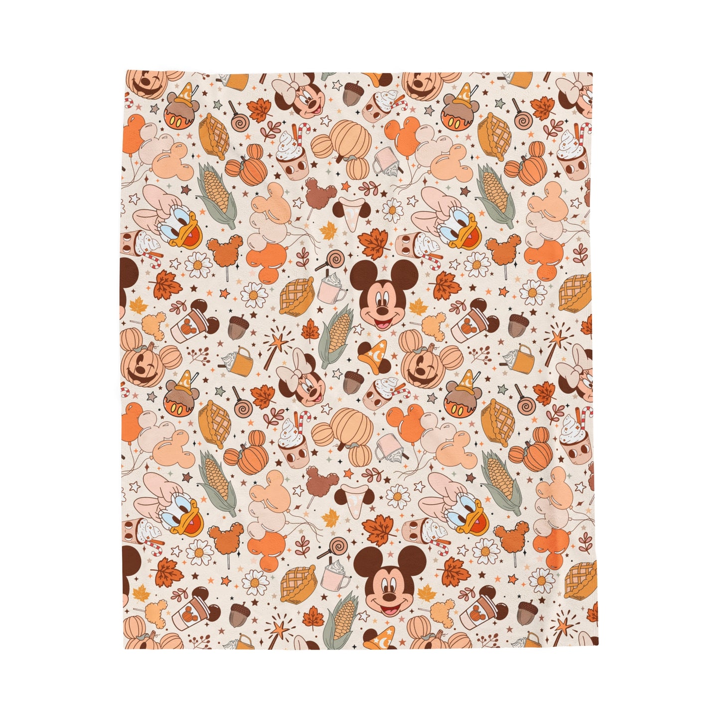 Pumpkin Spice Mice -  Plush Blanket