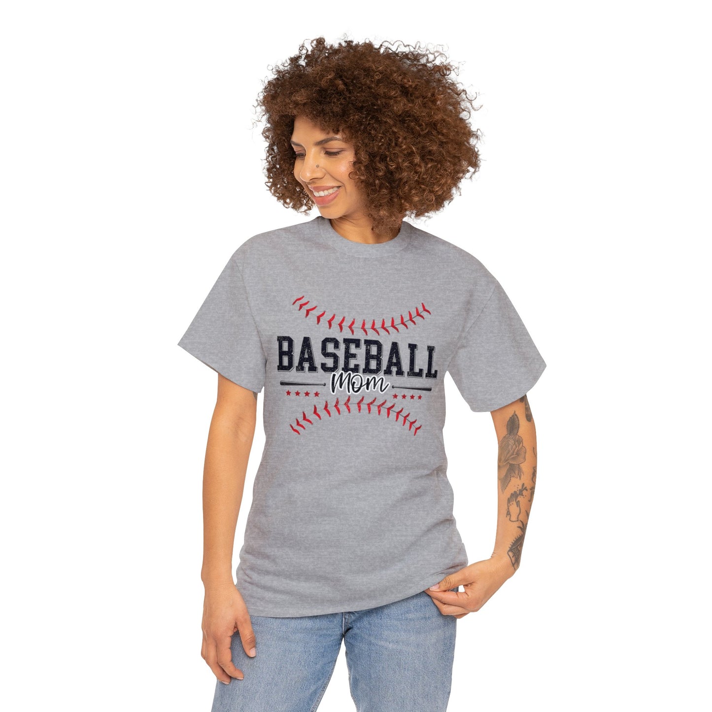 Baseball Mom - Unisex Heavy Cotton Tee