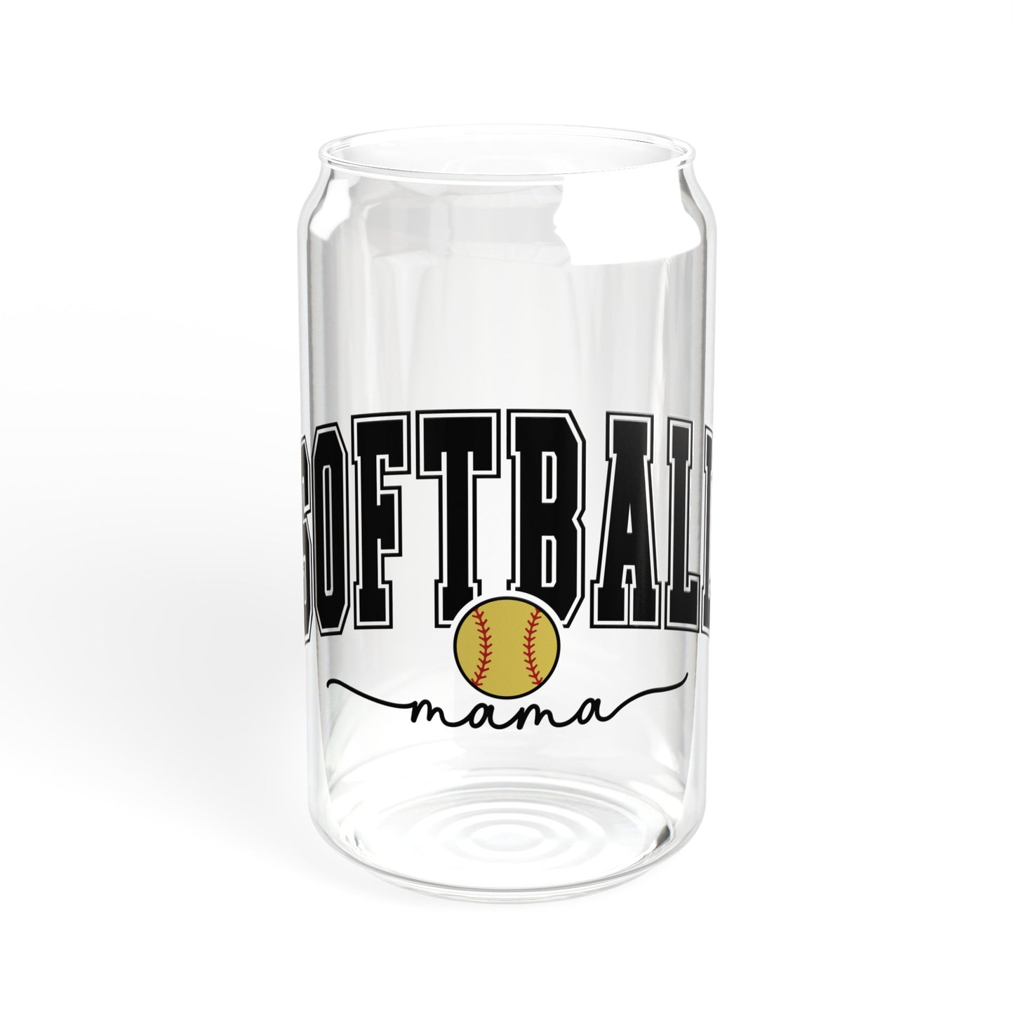 Softball Mama -  Sipper Glass, 16oz