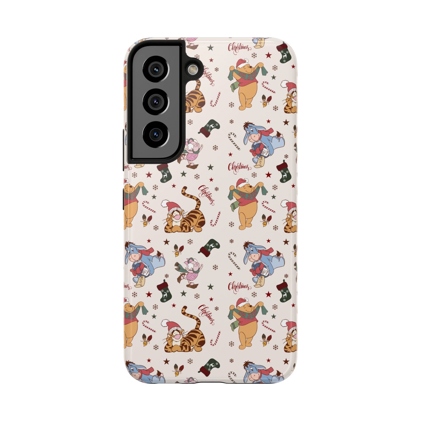 100 Acre Woods Christmas  -  Tough Phone Cases