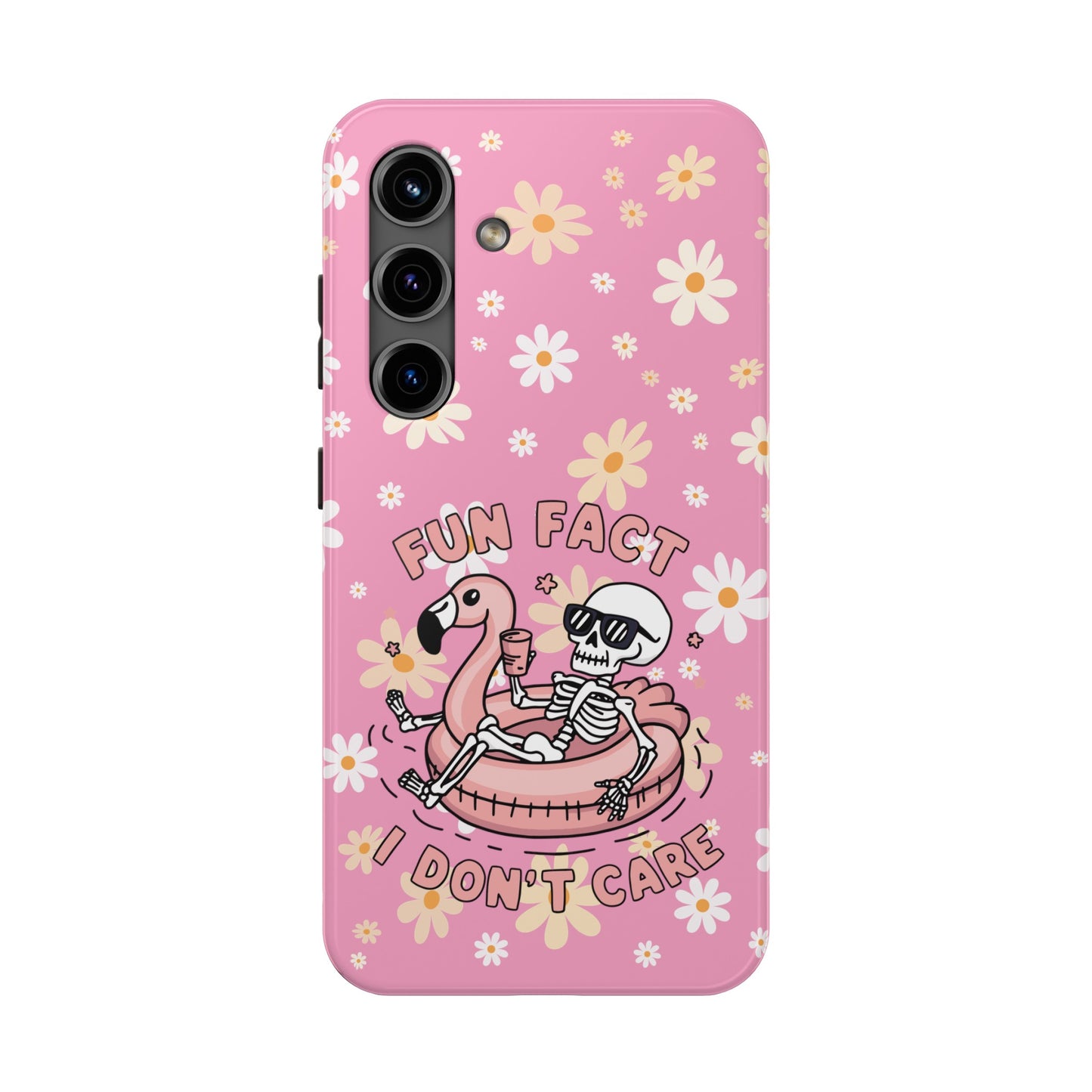 Fun Face I Dont Care  - Tough Phone Cases