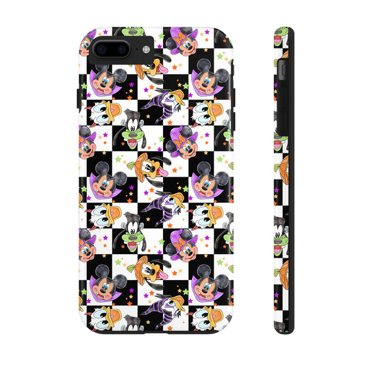 Checkered Halloween Pals  - Tough Phone Cases