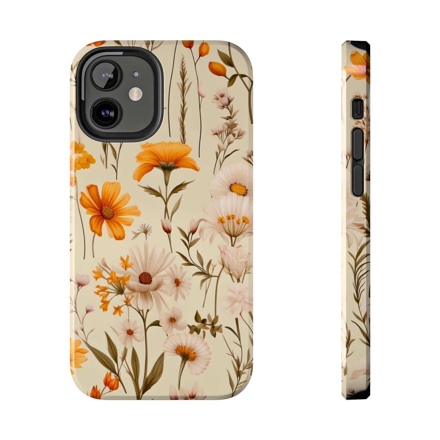 Yellow Floral - Tough Phone Cases