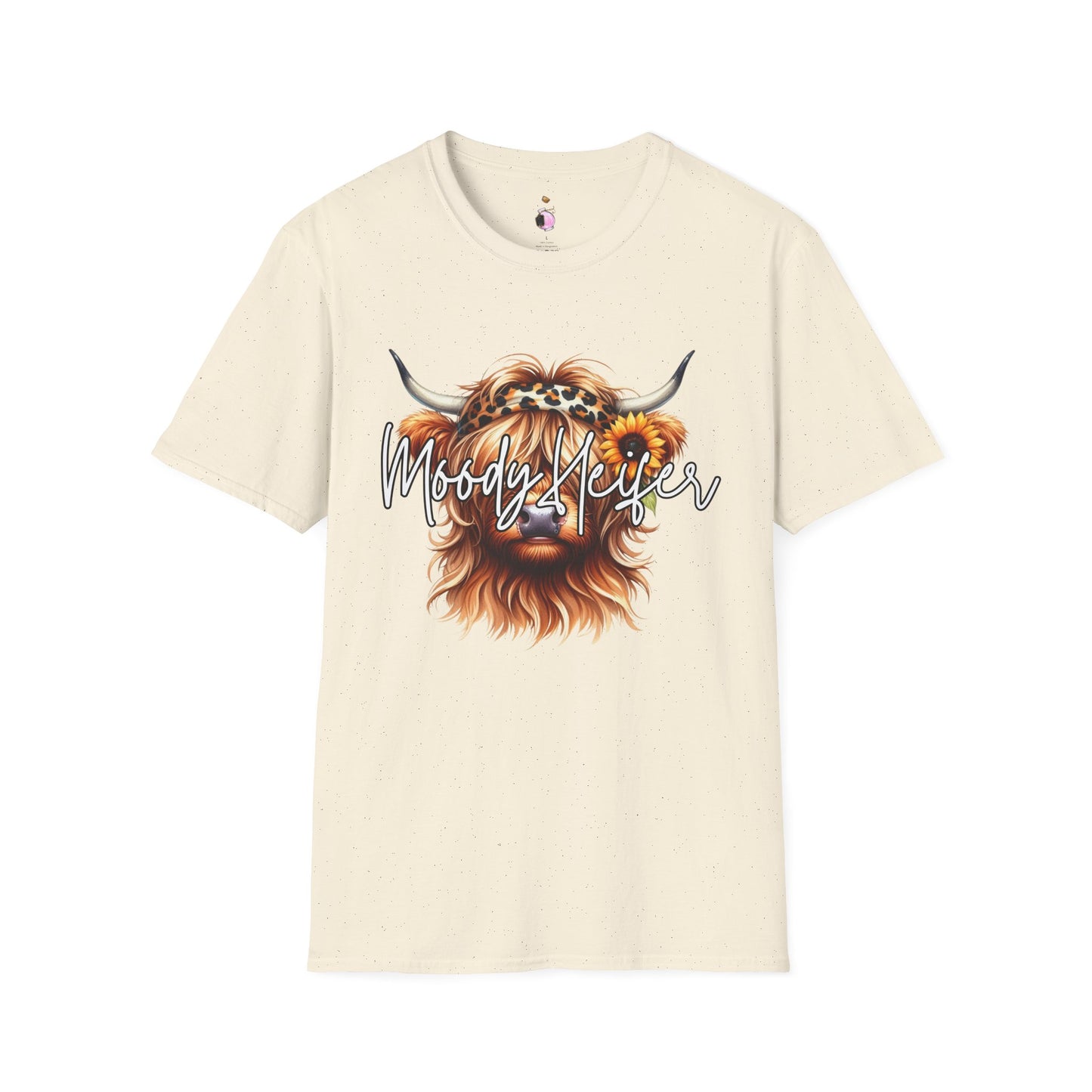 Moody Heifer - Unisex Softstyle T-Shirt